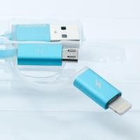 ราคา สายชาร์จ 2 in 1 REMAX AURORA RM-090t แท้ 100% Micro USB/iPhone 5 สายชาร์จ 2 in 1 REMAX AURORA Micro USB/iPhone 5 สีฟ้า (1716)