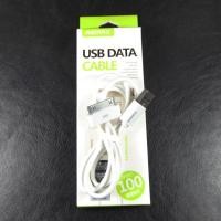 ราคา สายชาร์จ iPhone 4 REMAX USB Data Cable RM-209 แท้ 100% สายชาร์จ REMAX USB Data Cable-iPhone 4/4S (13980)