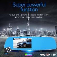 ราคา กล้องติดรถยนต์ Anytek T10 กล้อง หน้า-หลัง 1,890 บาท ปกติ 4,050 บาท (19691)