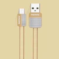 ราคา สายชาร์จ Micro USB (5 pin) REMAX METAL RC-044m ราคา 79 บาท ปกติ 190 บาท Micro USB REMAX RC-044m สีทอง สต็อค (24626)