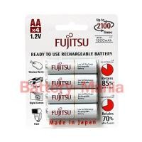 ราคา ถ่านชาร์จ AA 2,000 mAh (แพ็ค4ก้อน) ขาว Fujitsu HR-3UTCEX (000468)
