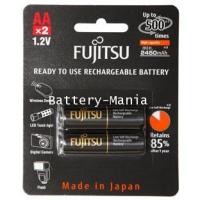 ราคา ถ่านชาร์จ AA 2,550mAh (แพ็ค2ก้อน) ดำ Fujitsu HR-3UTHCEX (000471)