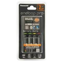 ราคา panasonic eneloop pro smart and quick charger 2HR พร้อมถ่าน AA 4 ก้อน K-KJ55HCC40T (000442)