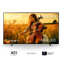 ราคา Sony BRAVIA 5 Mini LED 4K รุ่น K-85XR50 ขนาด 85 นิ้ว XR Processor สมาร์ททีวี (Google TV) (2025)