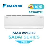 ราคา [ ติดตั้งฟรี ] DAIKIN เครื่องปรับอากาศ รุ่น FTKB09ZV2S ขนาด 9200 BTU MAX INVERTER SABAI SERIES
