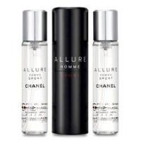ราคา Chanel สเปรย์น้ำหอมขนาดเดินทาง Allure Homme Sport EDT (รีฟิล 2 หลอด ) (50869)