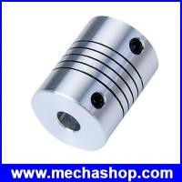 ราคา คับปลิ้งมอเตอร์ คับปลิ้งเพลา 6x8mm CNC Motor Jaw Shaft Coupler 6mm To 8mm Flexible Coupling OD 19x25mm (COU004)