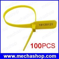 ราคา (100 ชิ้น)ซีลล็อครถพ่วง ซีลล็อคตู้สินค้า High security seal strap security metal pin seal heavy duty plastic container seal with SGS 405mm (SEL001)