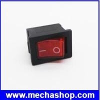 ราคา สวิทซ์ปิดเปิด 3ขา KCD1-102N ON-OFF illuminated rocker switch+waterproof cover ,boat rocker switch with light 3pins (SOO001)