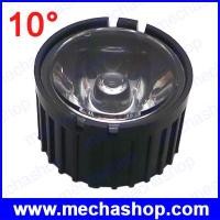 ราคา เลนส์ LED lens 10 degree พร้อม Holder สีดำ สำหรับ 1W 3W 5W High Power LED Lamp Light (LEN012)