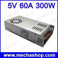 ราคา สวิชชิ่ง เพาเวอร์ซัพพาย แหล่งจ่ายไฟ Anex Power Supply 5V 60A 300W Normal Single output S-300-5 รับประกัน 1 ปี (SWC066)