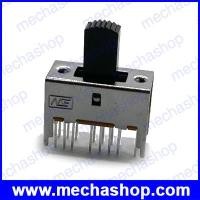 ราคา สวิทซ์เปิด/ปิดอิเล็กทรอนิกส์ สวิทซ์เลื่อน 3ทาง 16ขา 3 position slide switch 16 pin DIP type (SOO010)