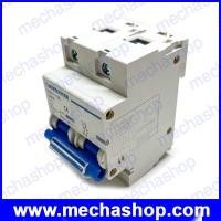 ราคา เซอร์กิตเบรกเกอร์ อุปกรณ์เปิดปิดวงจรไฟฟ้า DZ47-100-D80 AC 400V 80A 50/60Hz 2Pole AC Circuit breaker C Type ผ่านมาตรฐาน CE ,IEC 60947-2 (MCB011)