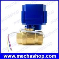 ราคา มอเตอร์วาล์วไฟฟ้า วาล์วไฟฟ้าแบบมอเตอร์ขนาด 1 นิ้ว CWX 25S Motorized Valve Electrical Ball Valve ทองเหลือง DN25 DC 9-24V 2Way CR02 3สาย (EBV093)