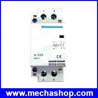 ราคา เอซีคอนแทคเตอร์ แมคเนติกคอนแทกเตอร์ 2P 63A 220/230V 50/60HZ Din rail Household AC Contactor 2NO (HMC002)