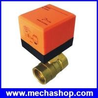 ราคา มอเตอร์วาล์วไฟฟ้า เปิดปิดวาล์วไฟฟ้า Electric Motorized Brass Ball Valve 1″ DN25 G1″ AC220V 2Way 3 Wire (EBV005)