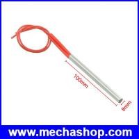 ราคา ฮีตเตอร์แท่ง ฮีตเตอร์ทำความร้อน AC 220V 200W 8mm x 100mm Cartridge Heater Heating Element (HEA003)