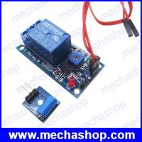 ราคา โมดูลรีเลย์เซนเซอร์แรงสั่นสะเทือน ไวเบรชั่นเซนเซอร์ 1 Channel 12V Relay Module Vibration Sensor Module Alarm Trigger Module with Relay (VBS006)