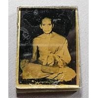 ราคา รูปถ่ายเก่าขาวดำ กระดาษหนังไก่ อัดกระจกหน้าหลัง ลพ.มุ่ย วัดดอนไร่ สุพรรณบุรี (12150)