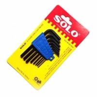 ราคา ประแจหกเหลี่ยมแบบยาว SOLO 8 ตัวชุด รุ่น 901B มิล (3328)