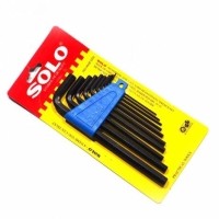 ราคา ประแจหกเหลี่ยม SOLO 10 ตัวชุด รุ่น 906B มิล (3329)