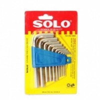 ราคา ประแจหกเหลี่ยม SOLO 10 ตัวชุด รุ่น 902 (3419)