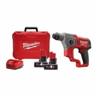 ราคา สว่านโรตารี่ไร้สาย Milwaukee M12CH-402C ระบบ SDS+ รุ่น M12 FUEL 2 Modes (4653)