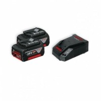 ราคา แบตเตอรี่ BOCH รุ่น Starter Kit (1Charger+2battery) 18V 4.0Ah (2832)