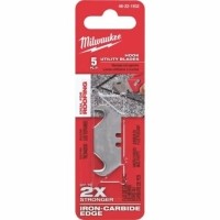 ราคา ใบมีดตะขอ สำหรับ มีดพับ Milwaukee 48-22-1932 Hook Utility Knife Blade (แพ็คละ 5 ใบ) (6824)