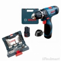 ราคา สว่านกระแทก ไร้สาย BOSCH รุ่น GSB 120-LI (12V.) พร้อมชุดดอกเจาะ ไขควง BOSCH V-Line 41 Tlg/pcs (6977)