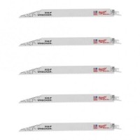 ราคา ใบเลื่อยชัก ตัดวัสดุเอนกประสงค์ Milwaukee Sawzall 48-00-5711 WRECKER (5 ใบต่อชุด) (5315)