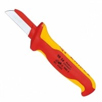 ราคา มีดปอกสายเคเบิ้ล (หุ้มฉนวน) KNIPEX 98 54 (Cable Knife) (5511)