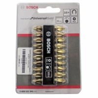 ราคา ดอกไขควงแฉก สีทอง PH2-45mm. BOSCH (10ดอก/แพ็ค) (5993)
