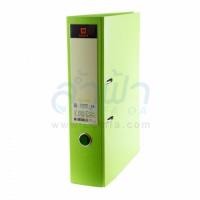 ราคา แฟ้มสันกว้าง 3 นิ้ว NO. 2100 F4 ตราช้าง สีเขียวมะนาว