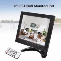 ราคา Monitor LED 8 นิ้ว TFT IPS HD (4:3)Signal input VGA,AV,PC, HDMi,TV, ( MODEL: H8006 ) รับประกัน 1 ปี (000715)