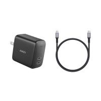 ราคา หัวชาร์จพร้อมสายชาร์จ Aukey PA-R2S Swift Duo PD 3.0 40W Charger + CB-CD5 Type-C to Type-C Cable 1m (1810132000001)
