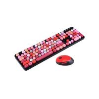 ราคา เมาส์และคีย์บอร์ด MOFii SWEET 2.4G Wireless Keyboard mouse Combo Set Mixed (EN/TH) Black (1857003000007)