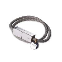 ราคา กำไลสายชาร์จ ZACE II The Star Apple Lightning XL Grey (1862007000004)