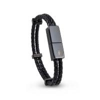 ราคา กำไลสายชาร์จ ZACE The Magician Micro USB M Black (1862001000006)