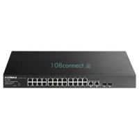 Edimax 24-Port Fast Ethernet PoE+ with 2 Gigabit Combo Ports Web-Smart Switch รุ่น ES-5224P