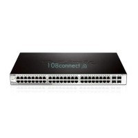 ราคา D-LINK DGS-1210-52 48-port UTP 10/100/1000Mbps, 4-port Gigabit SFP Smart Switch (810405)