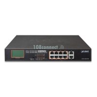 ราคา PLANET GSD-1002VHP 8 Poe +2 port lan uplink LCD poe monitor (828976)