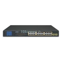 ราคา PLANET GSW-2620VHP 24 poe+2 sfp uplink LCD Poe Monitor (828979)