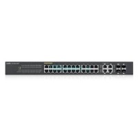 ราคา ZyXEL GS1920-24HPv2 24-Port Smart Managed Gigabit PoE+ Switch w/ 4x SFP Combo Ports (375W) (796217)