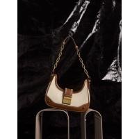 ราคา Charles & Keith กระเป๋าโฮโบผ้าแคนวาสตกแต่งแบบสายเข็มขัดรุ่น Winslet - สีช็อคโกแลต