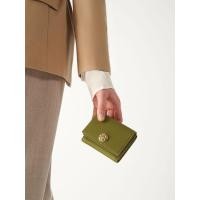 ราคา Charles & Keith กระเป๋าสตางค์ใบเล็กรุ่น Blair - สีอะโวคาโด