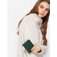 ราคา Charles & Keith กระเป๋าสตางค์ทรงเหลี่ยมแบบเบสิค - สีเขียว