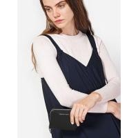 ราคา Charles & Keith กระเป๋าสตางค์ทรงเหลี่ยมแบบเบสิค - สีดำ