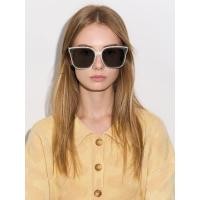 ราคา Charles & Keith แว่นตากันแดดกรอบทรงผีเสื้อขนาดใหญ่รุ่น Gabine - สีมุก