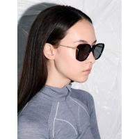 ราคา Charles & Keith แว่นตากันแดดกรอบทรงผีเสื้อดีไซน์แบบกว้างวัสดุอะซิเตทรีไซเคิล - สีดำ
